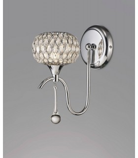 Wall Lamp 1 Light Polished, Clear Glass - 2