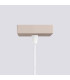 Karbon Slim Pendant Ceiling Light Taupe 1x GU10-8