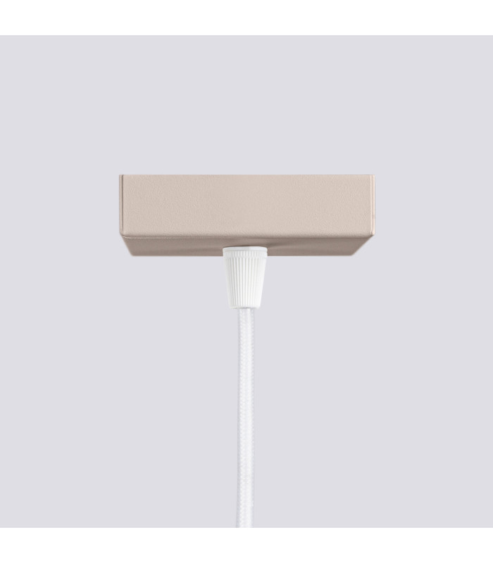 Karbon Slim Pendant Ceiling Light Taupe 1x GU10-8