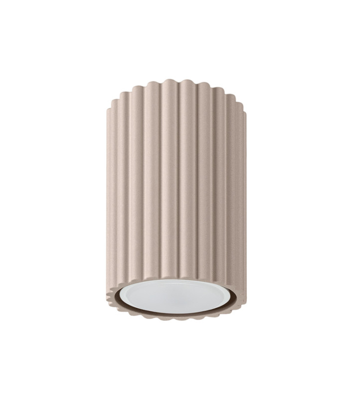 Karbon 10cm Surface Mounted Downlight Taupe 1x GU10-1