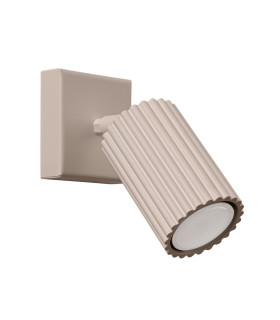 Karbon Square Base Single Spotlight Taupe 1x GU10-1