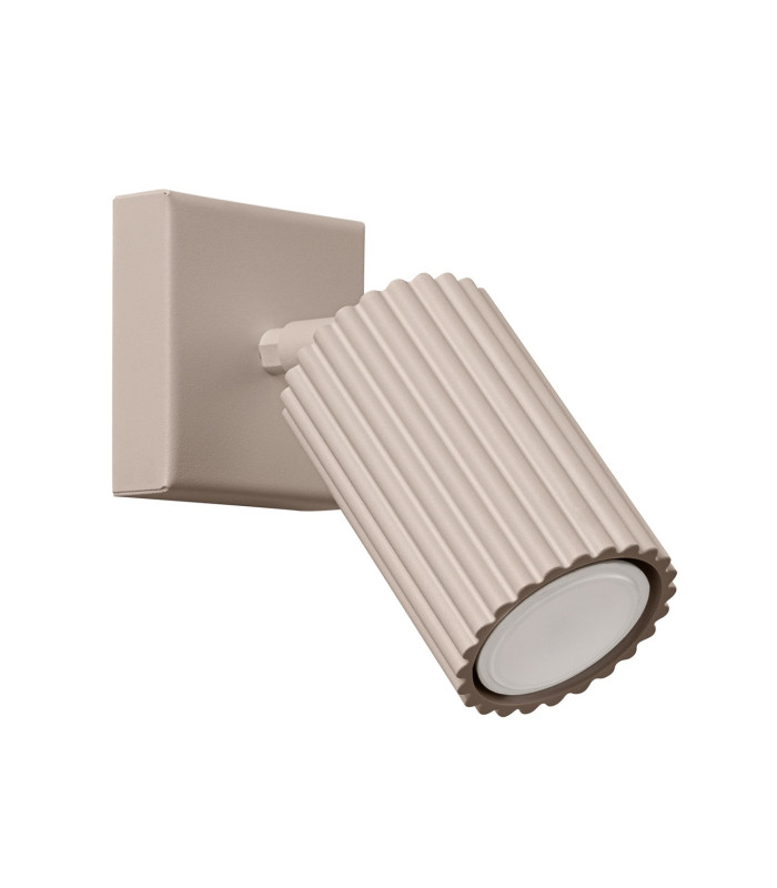 Karbon Square Base Single Spotlight Taupe 1x GU10-1
