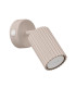 Karbon Round Base Single Spotlight with Switch Taupe 1x GU10-1