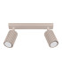 Karbon Twin Ceiling Spotlight Taupe 2x GU10-1