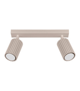 Karbon Twin Ceiling Spotlight Taupe 2x GU10-1