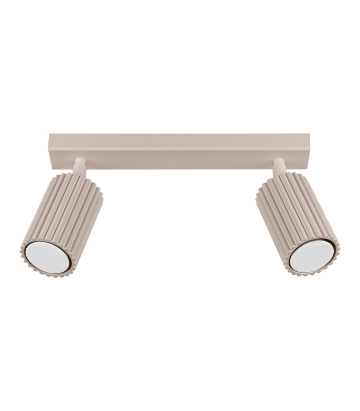 Karbon Twin Ceiling Spotlight Taupe 2x GU10-1