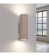 Karbon 20cm Up & Down Wall Lamp Taupe 2x GU10-3