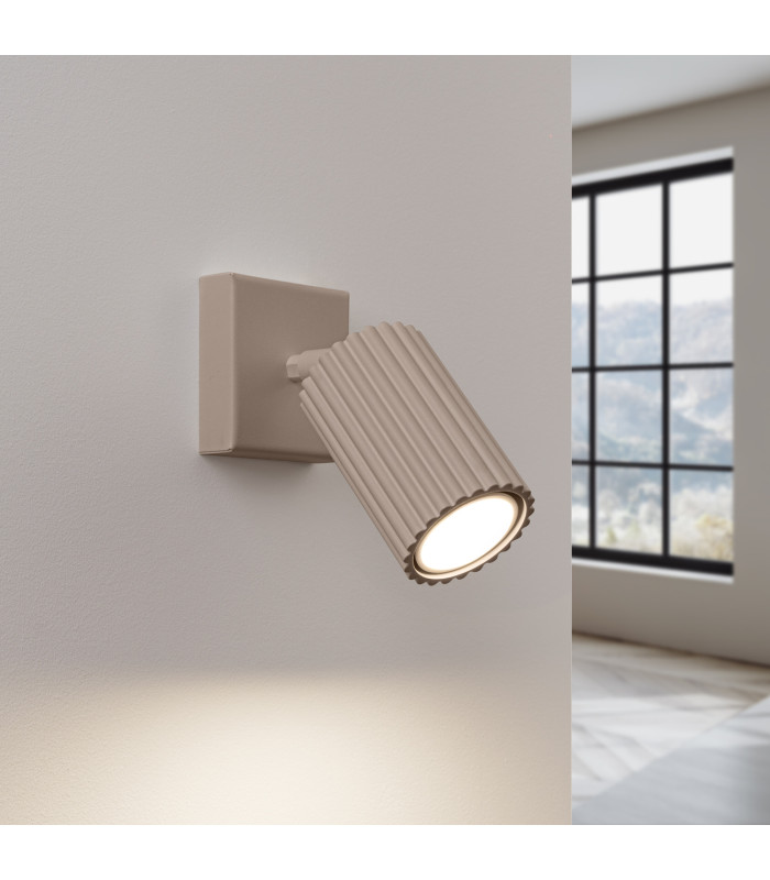 Karbon Square Base Single Spotlight Taupe 1x GU10-3
