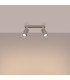 Karbon Twin Ceiling Spotlight Taupe 2x GU10-3