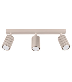 Karbon Ceiling Spotlight Bar Taupe 3x GU10-1