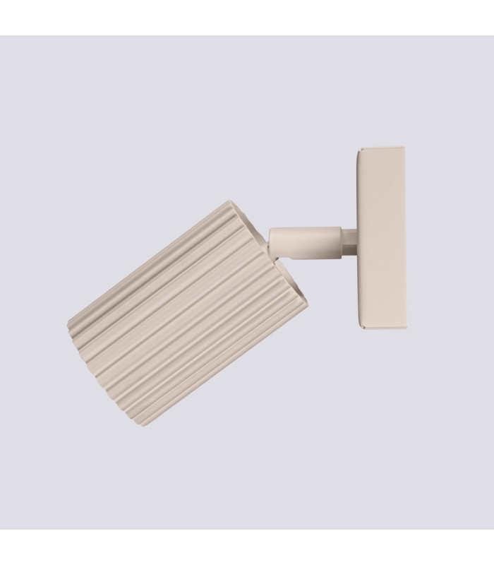 Karbon Square Base Single Spotlight Taupe 1x GU10-4