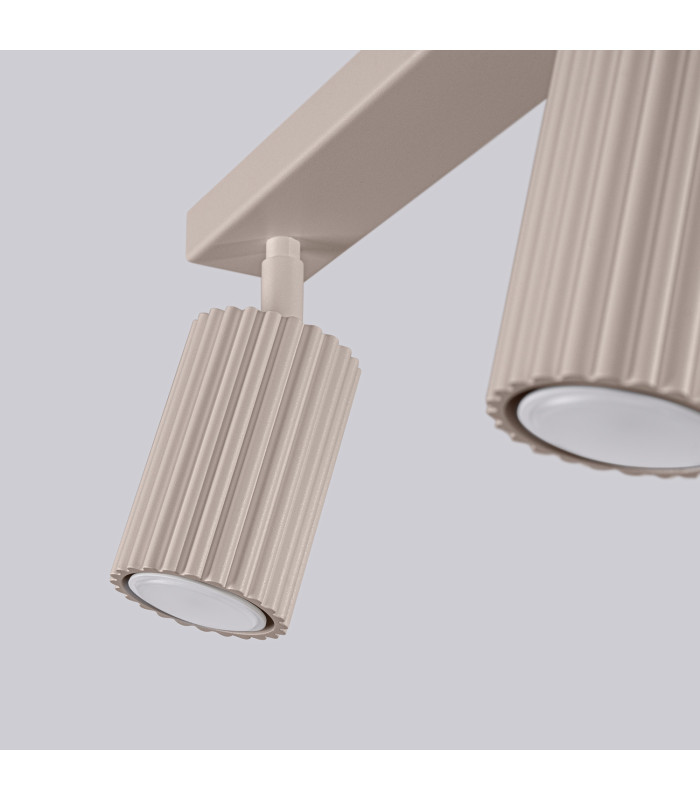 Karbon Twin Ceiling Spotlight Taupe 2x GU10-4