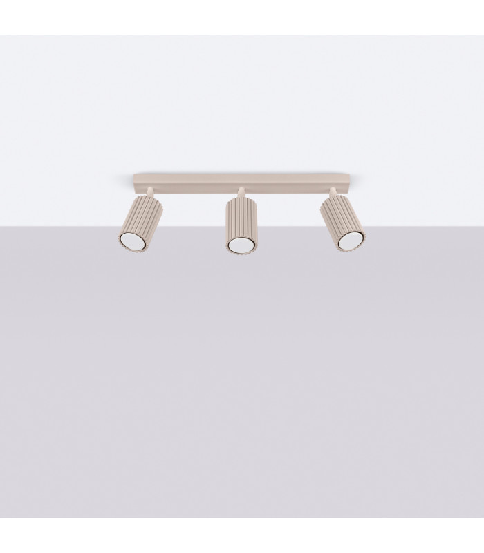 Karbon Ceiling Spotlight Bar Taupe 3x GU10-2