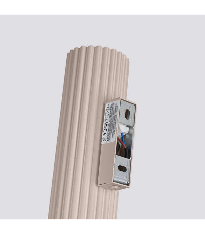 Karbon 20cm Up & Down Wall Lamp Taupe 2x GU10-6