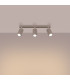 Karbon Ceiling Spotlight Bar Taupe 3x GU10-3