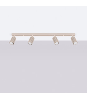 Karbon Ceiling Spotlight Bar Taupe 4x GU10-2