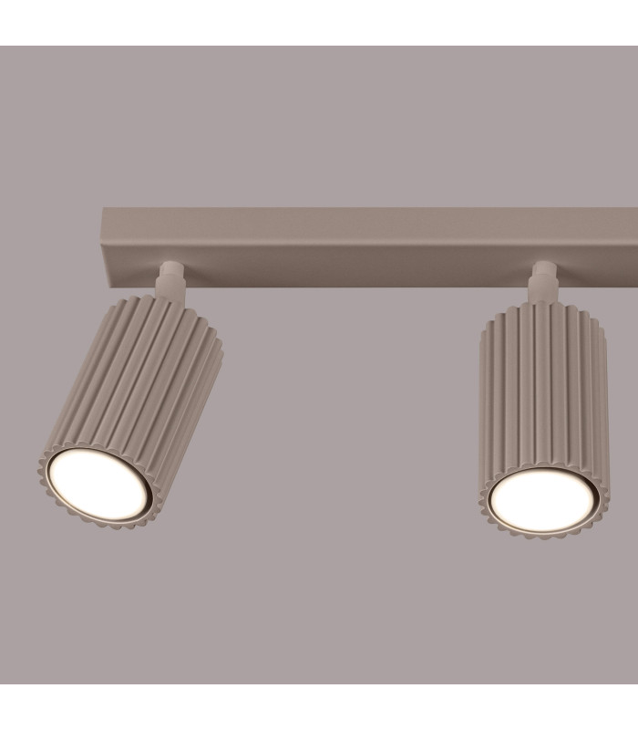Karbon Ceiling Spotlight Bar Taupe 3x GU10-5