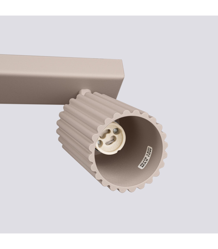 Karbon Ceiling Spotlight Bar Taupe 4x GU10-7