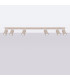 Karbon Ceiling Spotlight Bar Taupe 6x GU10-2