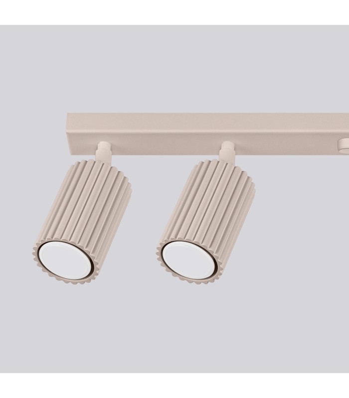 Karbon Ceiling Spotlight Bar Taupe 6x GU10-4