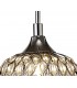 Small Ceiling Pendant 1 Light Polished Chrome, Clear Glass - 6