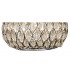 Small Ceiling Pendant 1 Light Polished Chrome, Clear Glass - 7