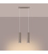 Karbon Bar Pendant Ceiling Light Taupe 2x GU10-3