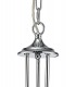 Ceiling Pendant 3 Light Polished Chrome, Clear Glass - 6