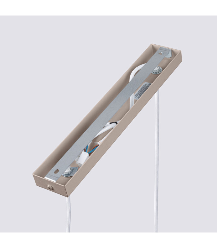 Karbon Bar Pendant Ceiling Light Taupe 2x GU10-8