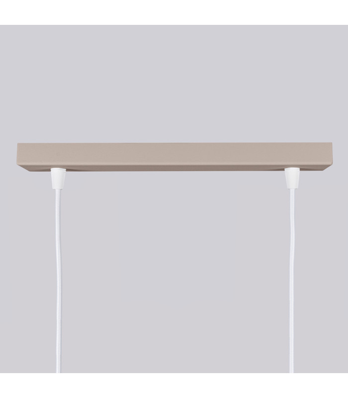 Karbon Bar Pendant Ceiling Light Taupe 2x GU10-9