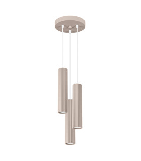 Karbon Cluster Pendant Ceiling Light Taupe 3x GU10-1