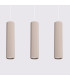 Karbon Bar Pendant Ceiling Light Taupe 3x GU10-5