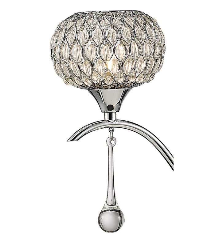 Ceiling Pendant 3 Light Polished Chrome, Clear Glass - 8