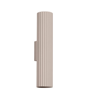 Karbon 30cm Up & Down Wall Lamp Taupe 2x GU10-1