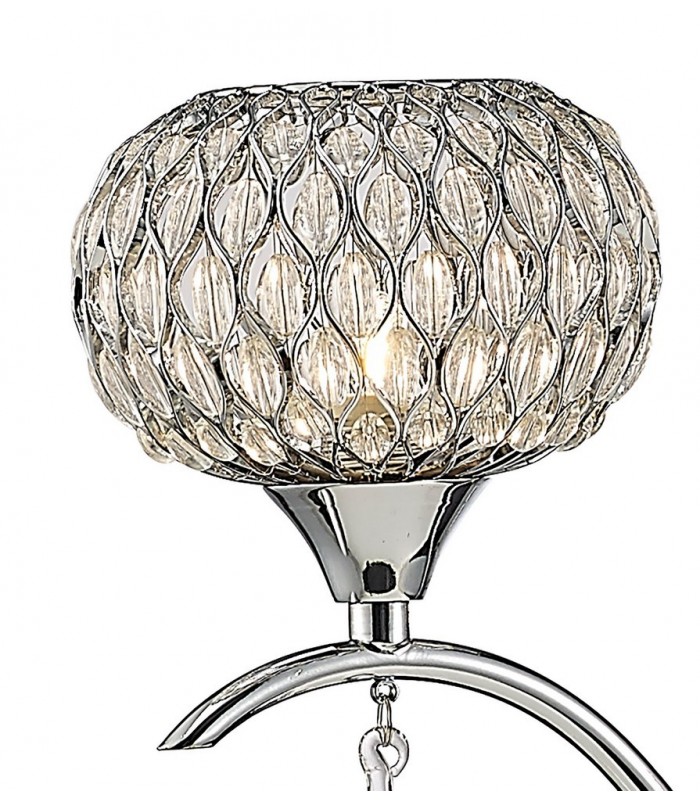 Ceiling Pendant 3 Light Polished Chrome, Clear Glass - 9