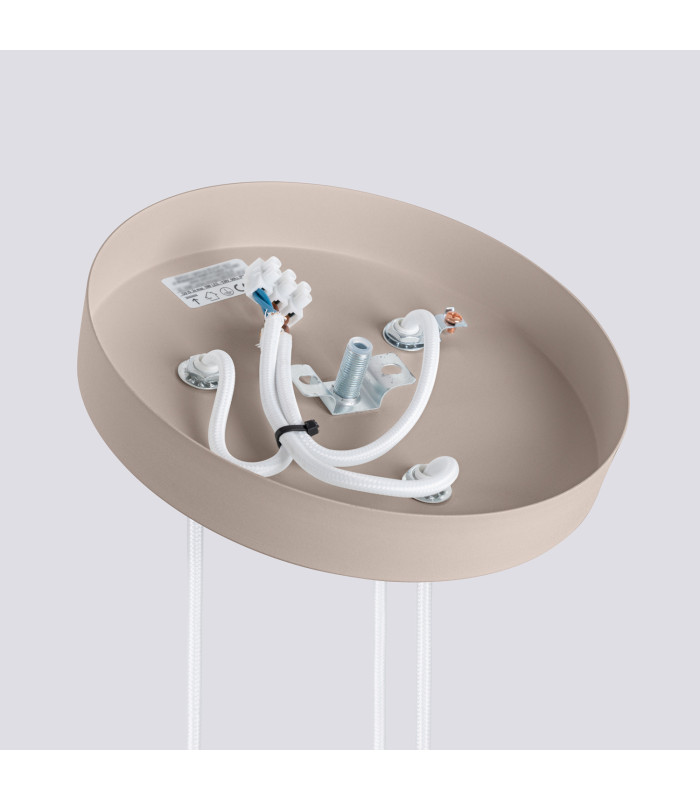 Karbon Cluster Pendant Ceiling Light Taupe 3x GU10-9