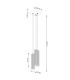 Karbon Cluster Pendant Ceiling Light Taupe 3x GU10-10