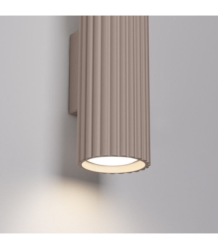 Karbon 30cm Up & Down Wall Lamp Taupe 2x GU10-5
