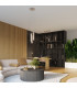 Karbon Bar Pendant Ceiling Light Taupe 3x GU10-13