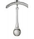 Ceiling Pendant 3 Light Polished Chrome, Clear Glass - 10