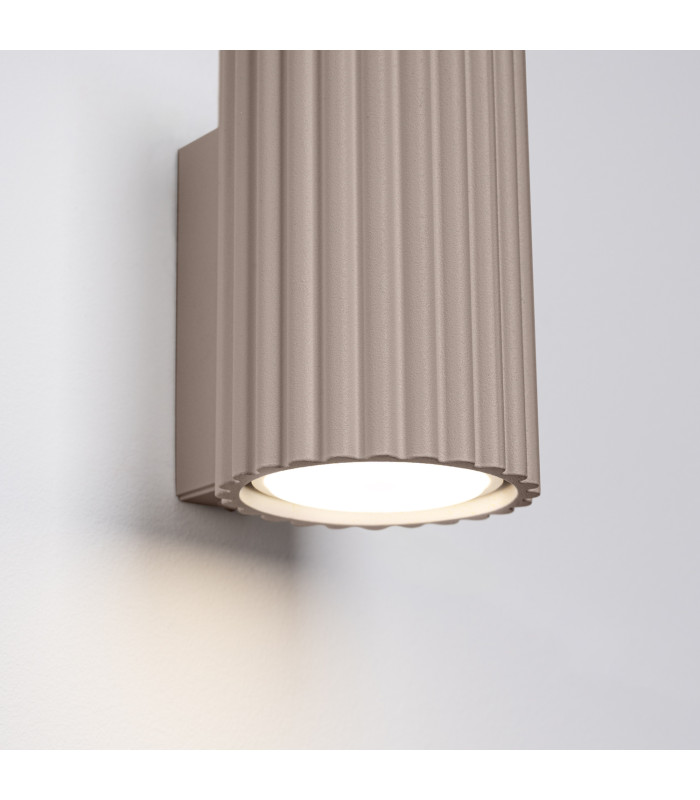 Karbon Flush Wall Uplighter Taupe 1x GU10-5