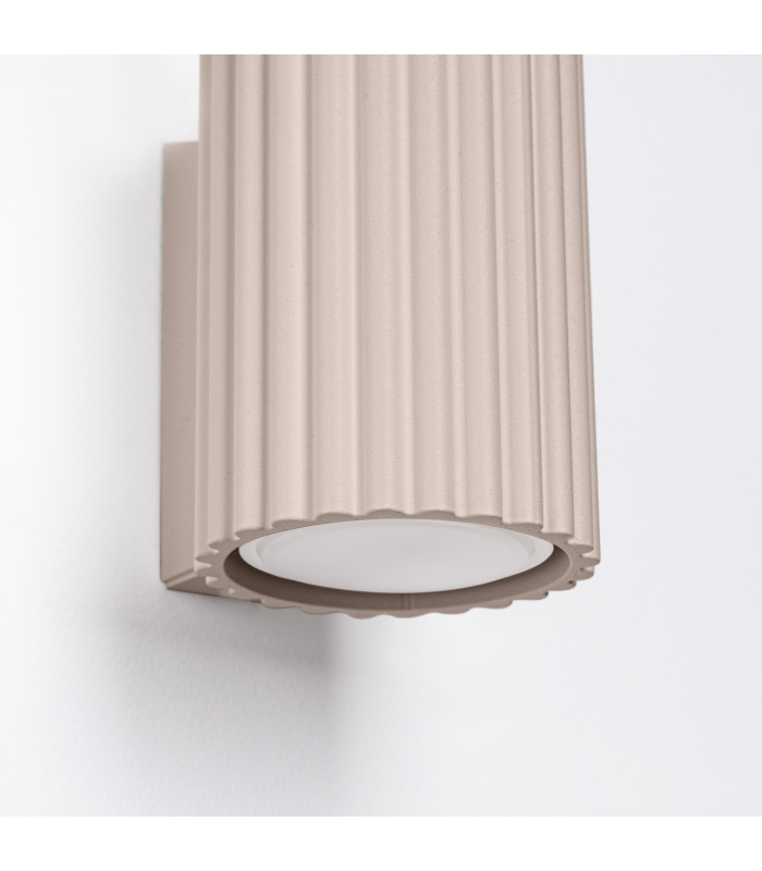 Karbon Flush Wall Uplighter Taupe 1x GU10-6