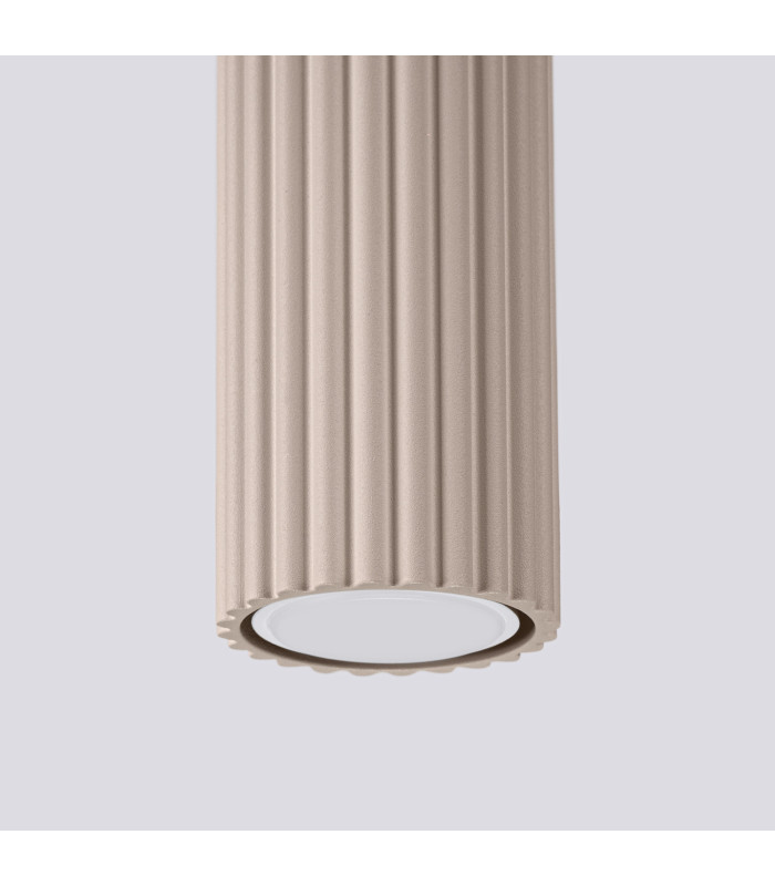 Karbon 30cm Surface Mounted Downlight Taupe 1x GU10-5