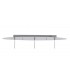 Ceiling Pendant 3 Light Line Polished Chrome, Clear Glass - 4
