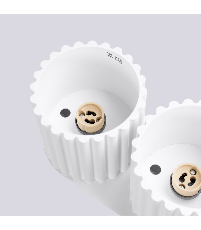 Aura Surface Mounted Downlight White 2x GU10-5