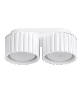 Aura Surface Mounted Downlight White 2x GX53-1