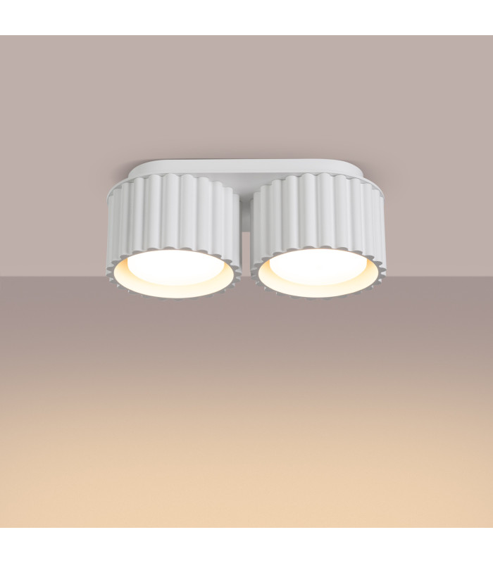 Aura Surface Mounted Downlight White 2x GX53-3