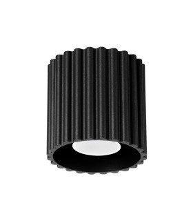 Aura Surface Mounted Downlight Black 1x GU10-1