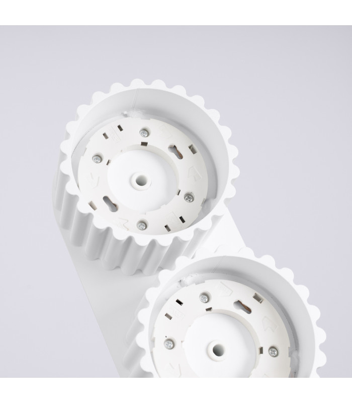 Aura Surface Mounted Downlight White 2x GX53-5