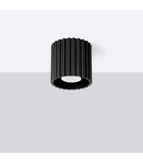 Aura Surface Mounted Downlight Black 1x GU10-2